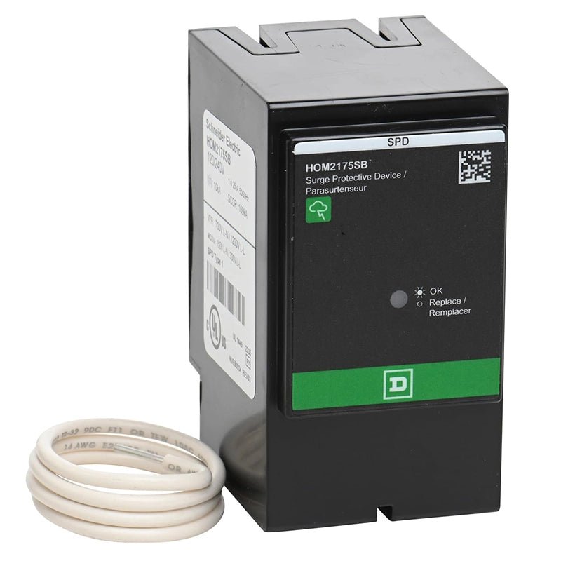 Square D - Square D HOM2175SB Homeline SurgeBreaker – 25kA, 120/240V, 1 - Phase, Plug - On SPD