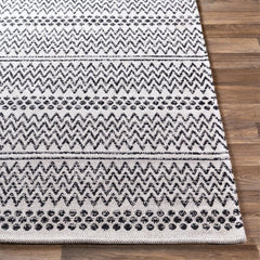 Surya - Surya La Casa Area Rug – Durable, Stain Resistant, No Pile Design - Black