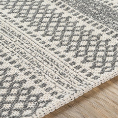 Surya - Surya La Casa Area Rug – Moroccan Design, No Pile, Stain Resistant – Light Slate