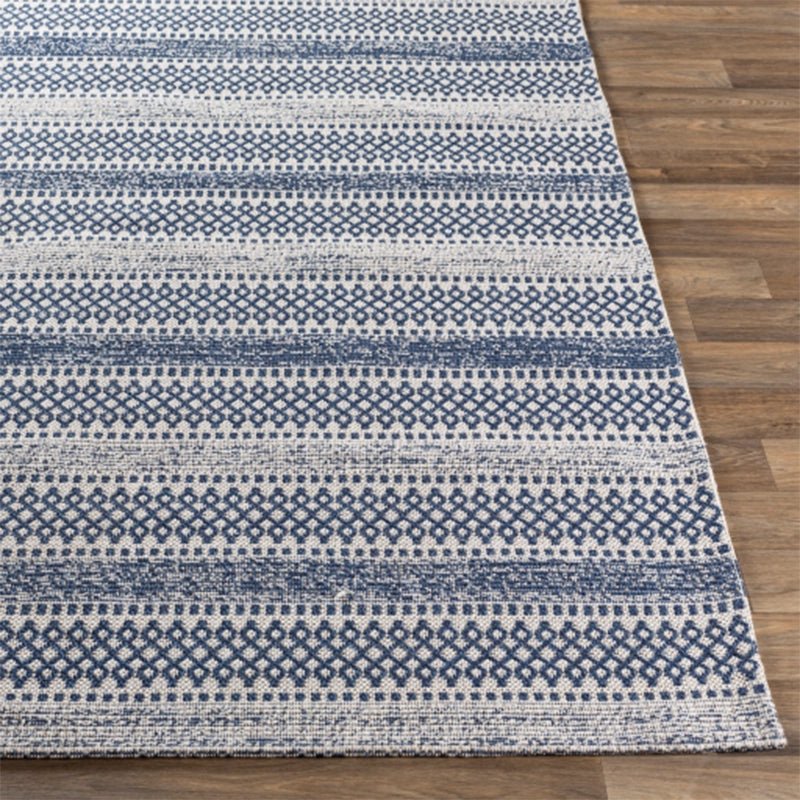 Surya - Surya La Casa Area Rug – Moroccan Design, No Pile, Stain Resistant – Navy