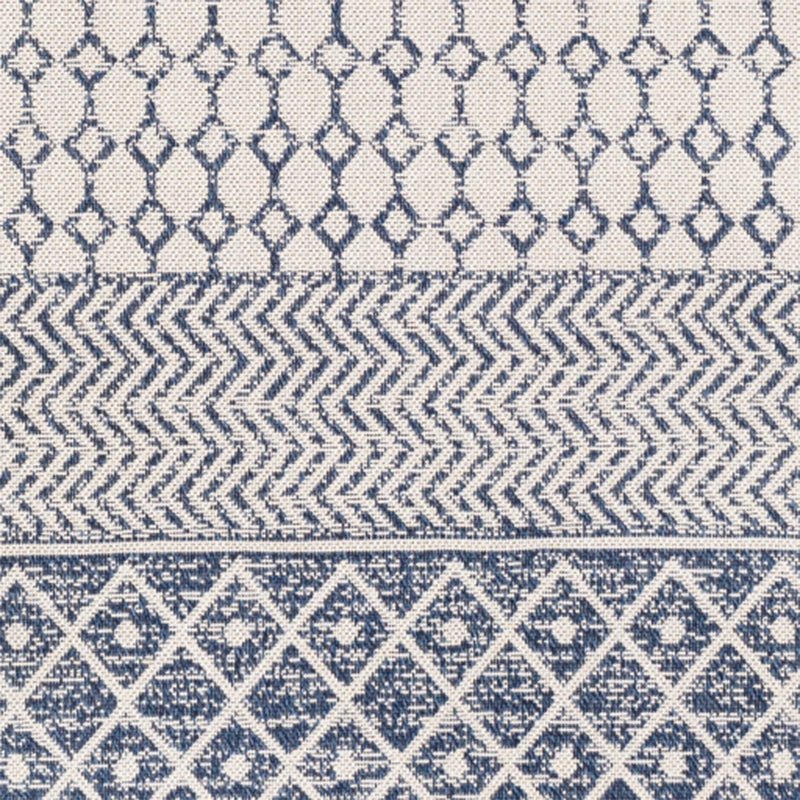 Surya - Surya La Casa Area Rug – Moroccan Design, Stain Resistant, No Pile - Navy