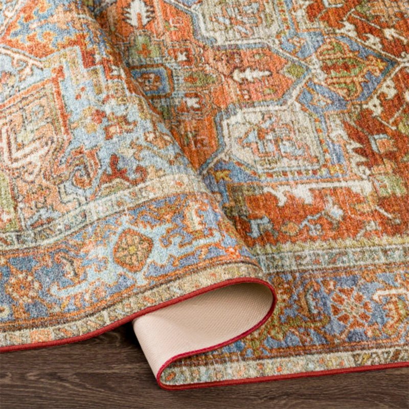 Surya - Surya Leicester Area Rug – Durable, Stain Resistant, Low Pile Design - Orange