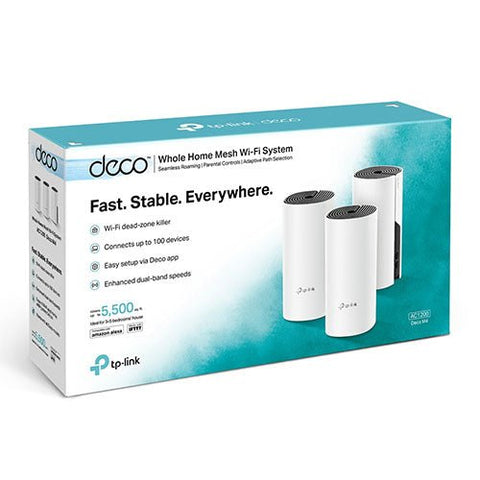 Tp Link - TP - Link Deco M4 Whole Home Mesh WiFi System