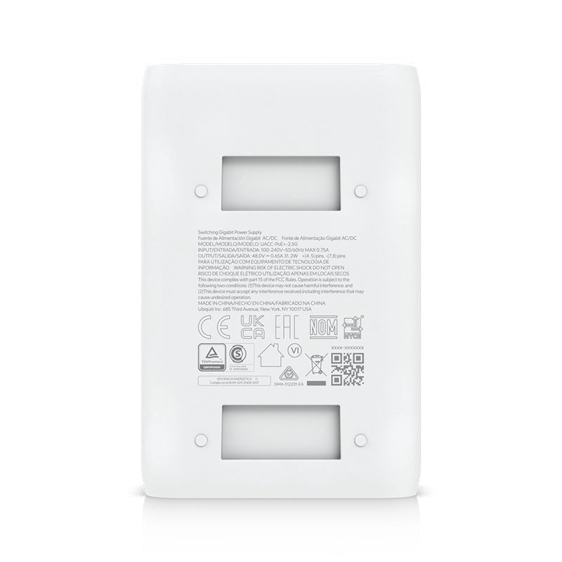 Ubiquiti - Ubiquiti 2.5G PoE+ Adapter (30W) – UACC - PoE+ - 2.5G