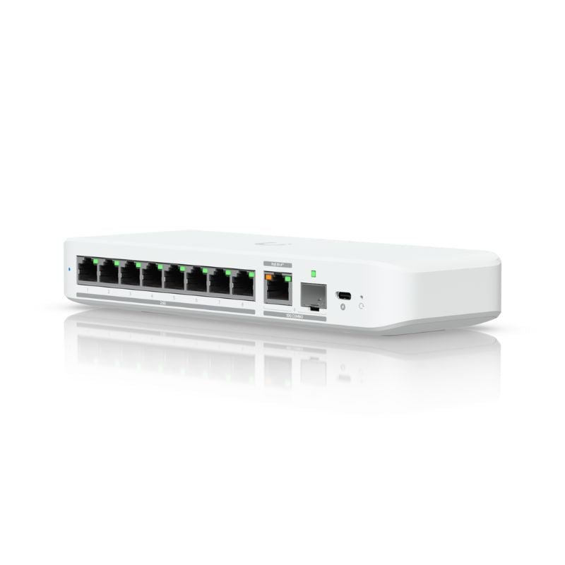 Ubiquiti - Ubiquiti Flex 2.5G PoE Switch (USW - Flex - 2.5G - 8 - PoE)