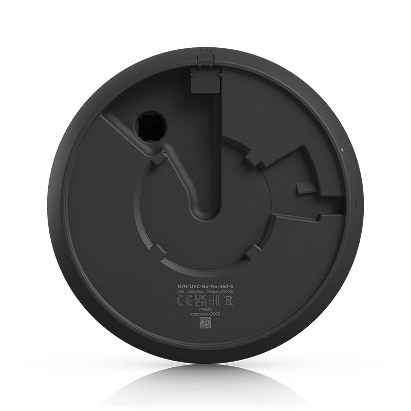 Ubiquiti - Ubiquiti G6 Pro 360 (UVC - G6 - Pro - 360 - B) – 12MP Panoramic AI - Powered PoE Camera