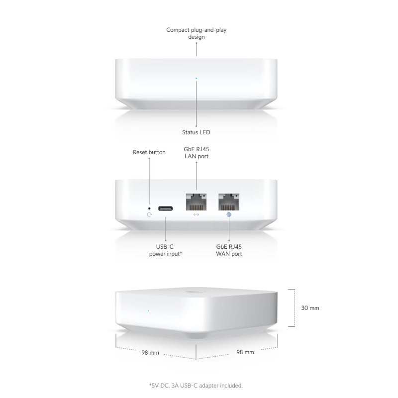 Ubiquiti - Ubiquiti Networks Gateway Lite (UXG - Lite)