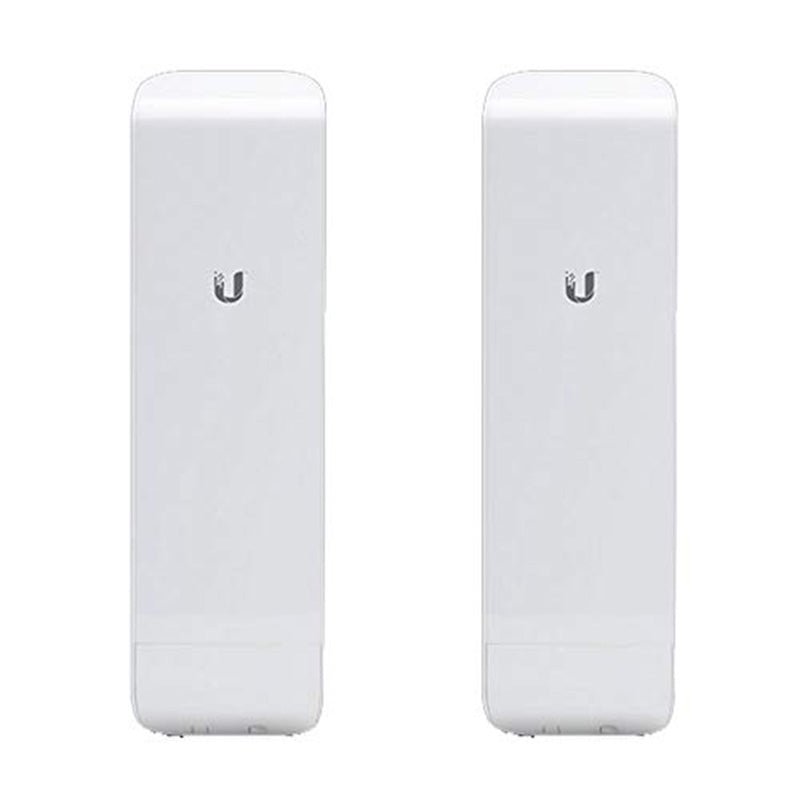 Ubiquiti - Ubiquiti NSM5 Bundle of 2 NanoStation M5 5GHz Outdoor airMAX CPE 150+Mbps 15+km