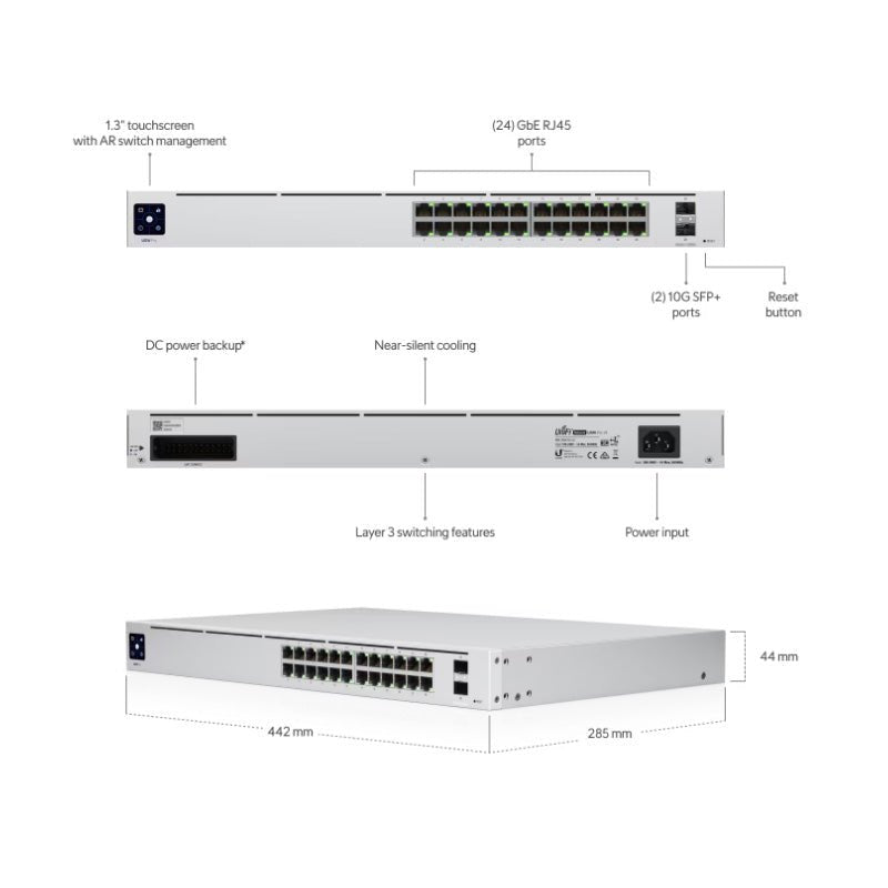 Ubiquiti - Ubiquiti Professional 24 (USW - Pro - 24)