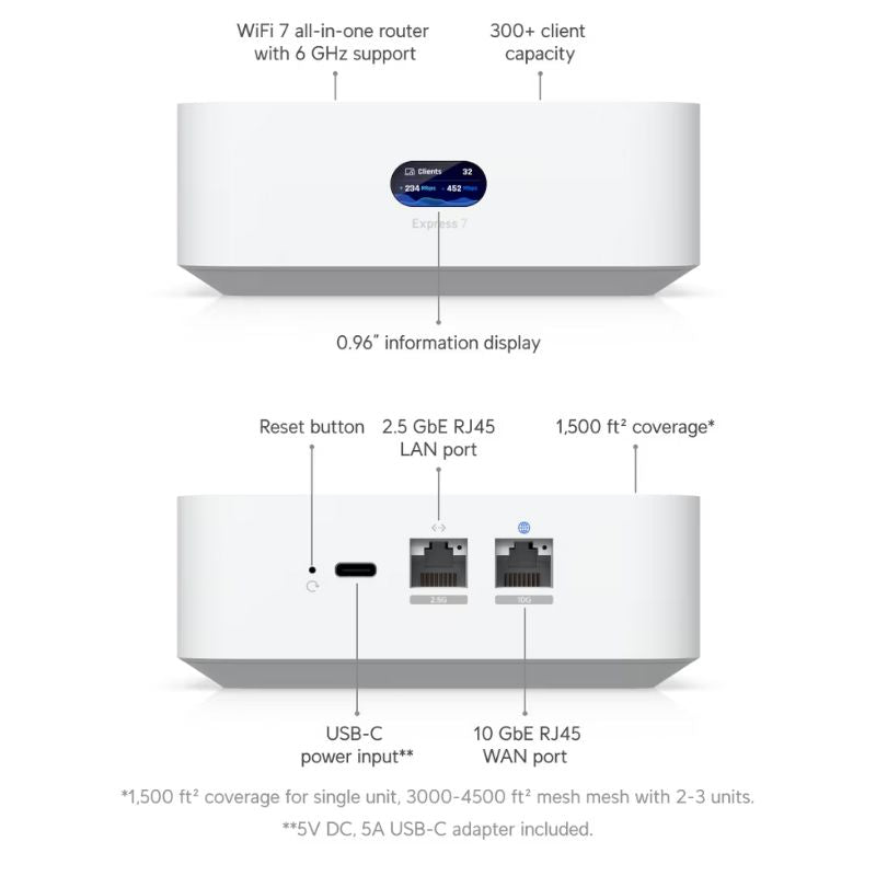 Ubiquiti - Ubiquiti - UniFi Express 7 (UX7)