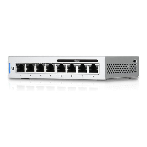 Ubiquiti - Ubiquiti US - 8 - 60W UniFi 8 - Port Gigabit PoE Compliant Managed Switch (A Grade)