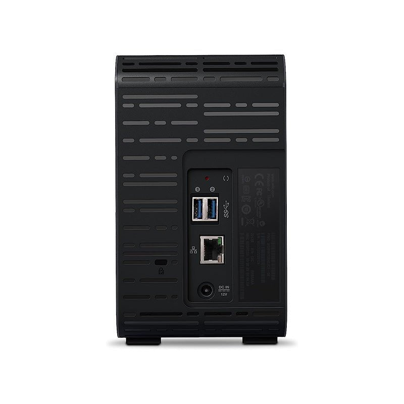 Western Digital - WD 24TB My Cloud EX2 Ultra 2 - Bay NAS, Network Attached Storage, RAID, Backup, Streaming, Media Server - WDBVBZ0240JCH - NESN