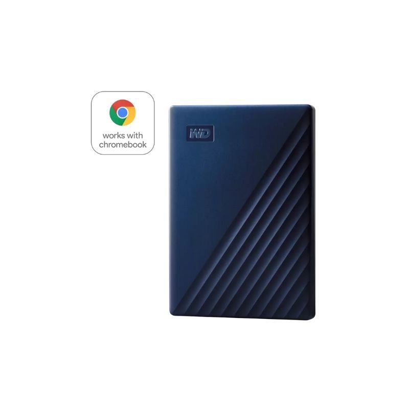 Western Digital - WD Drive for Chromebook 2TB, Portable Hard Drive with SuperSpeed USB - A Cable - WDBB7B0020BBL