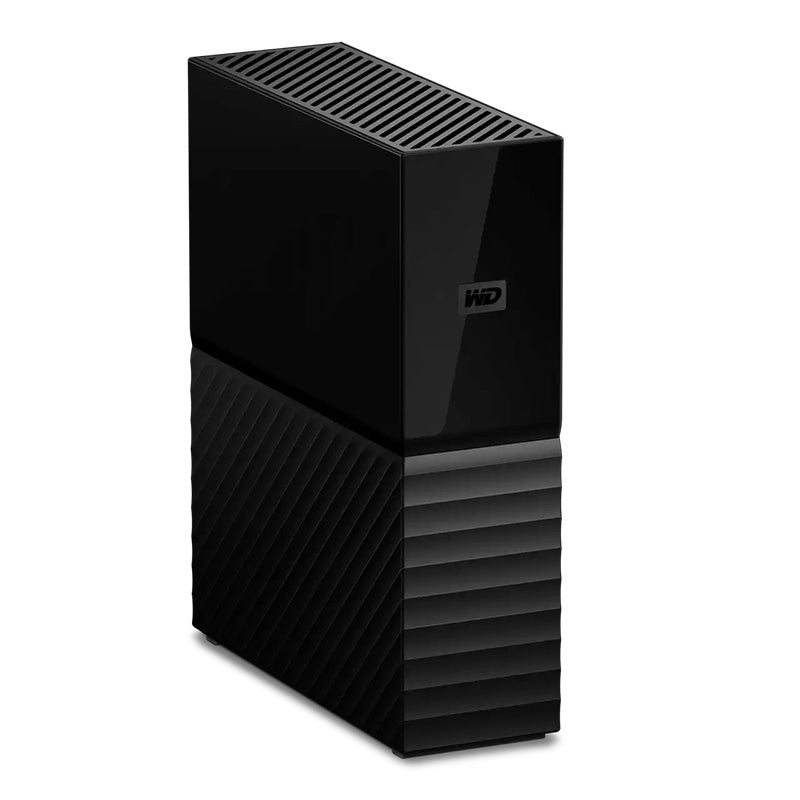 Western Digital - WD - My Book 8TB USB 3.0 desktop hard drive with password protection and auto backup software - WDBBGB0080HBK