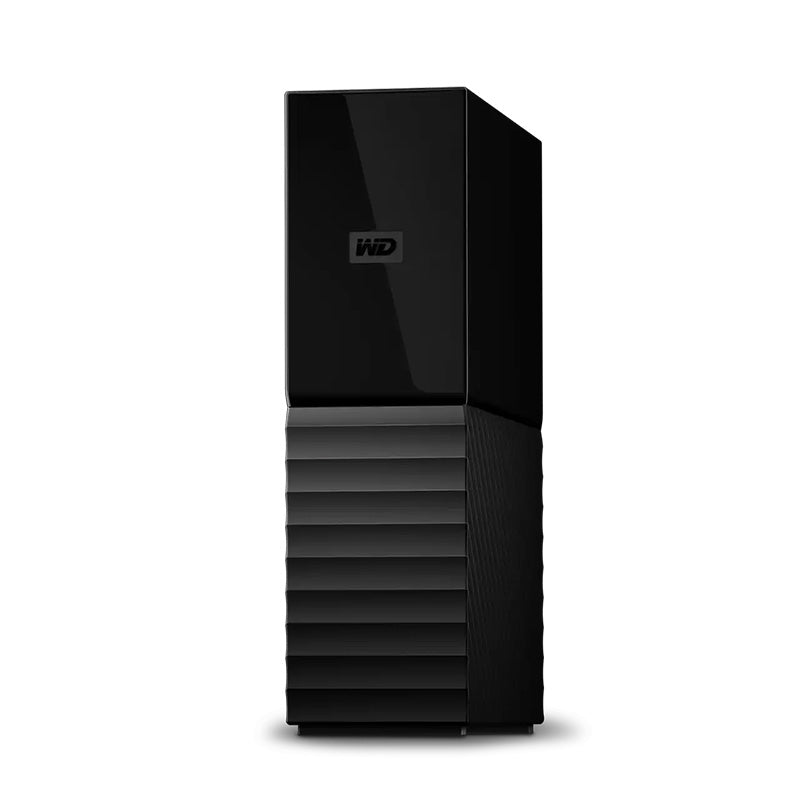 Western Digital - WD - My Book 8TB USB 3.0 desktop hard drive with password protection and auto backup software - WDBBGB0080HBK