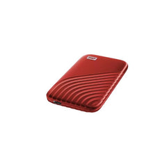 Western Digital - WD My Passport 500 GB Portable Solid State Drive, External, Red - WDBAGF5000ARD