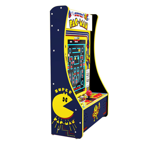Arcade1Up 10 Game PartyCade Plus Machine d'arcade portable pour la maison - Super PacMan