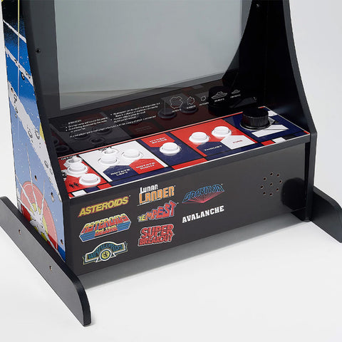Arcade1Up 8 Game PartyCade Machine d'arcade portable pour la maison - Astéroïdes