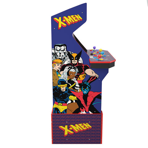 Arcade1UP X-Men (4 joueurs) Arcade avec Riser et ensemble exclusif de tabourets