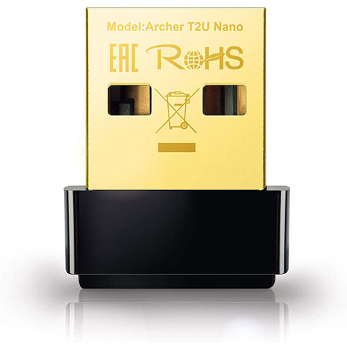 Adaptateur WiFi USB TP-Link Nano AC600 (Archer T2U Nano) - Sans fil double bande 2,4 G/5 G 