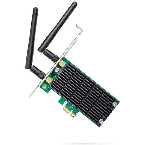 TP-Link Archer T4E Adaptateur PCI Express sans fil double bande AC1200 avec deux antennes 