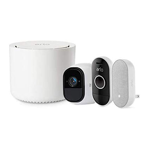 Arlo Smart Home Pro HD Wireless Camera Plus Audio Doorbell and Chime System (VMK4151)