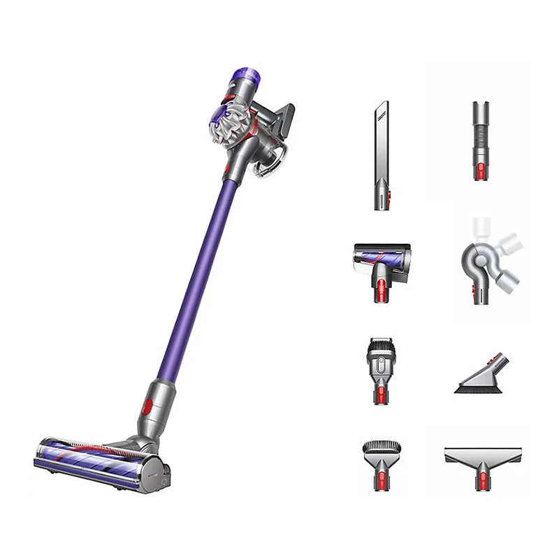 Dyson V8 Extra De-tangle Cordfree Vacuum with 8 Tools - Purple
