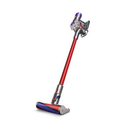 Dyson V8 Fluffy Lightweight HEPA Cordless Stick Vacuum Cleaner Iron/Red (A Grade)