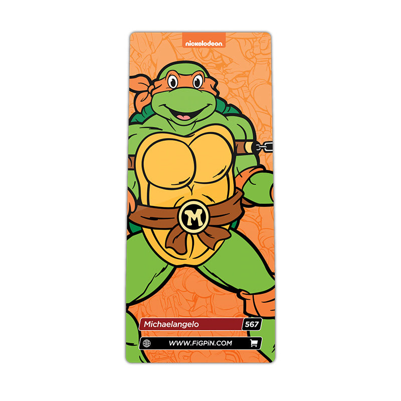 Teenage Mutant Ninja Turtles Michelangelo FiGPiN Classic Enamel Pin #567