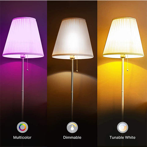  Full Color Changing Dimmable Smart WiFi Bulbs