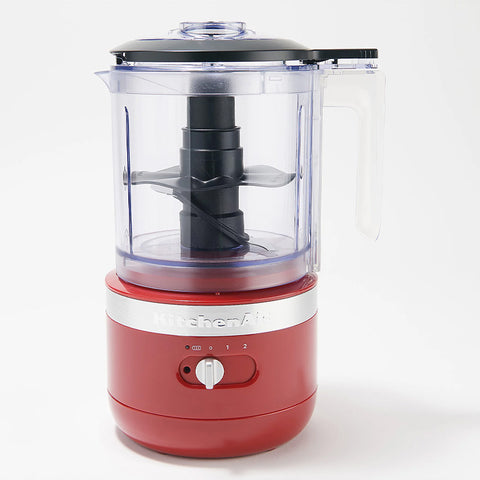 KitchenAid Cordless 5-Cup Chopper with Whisk Accessory - Red