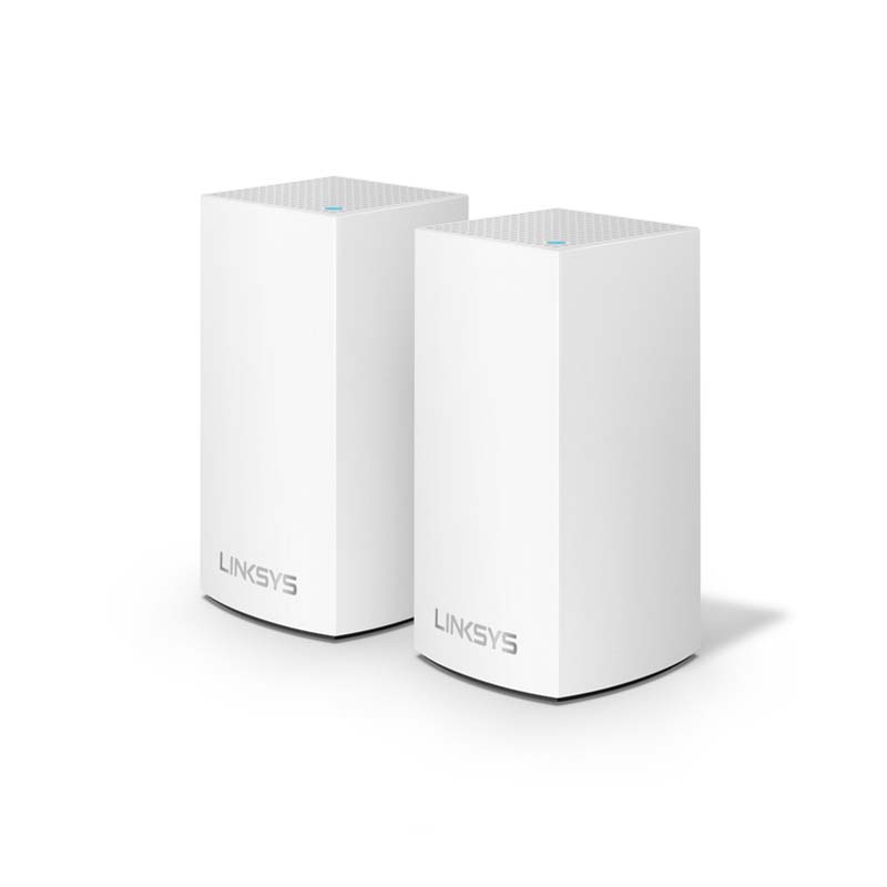 Linksys VLP0102-NP Système Wi-Fi maillé intelligent à double bande Velop, blanc, paquet de 2 (AC1200)