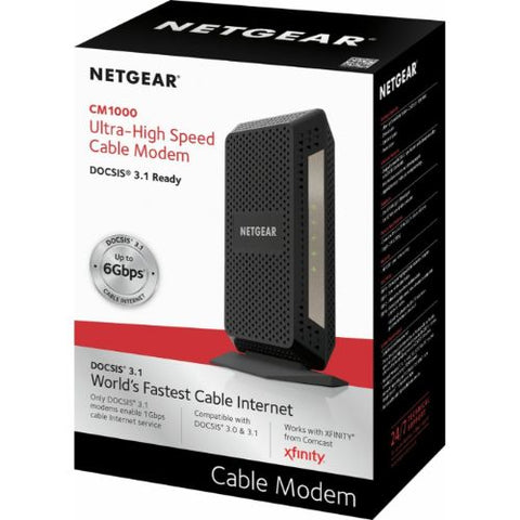 NETGEAR - Modem câble 32 x 8 DOCSIS 3.1 (CM1000) (Classe A)