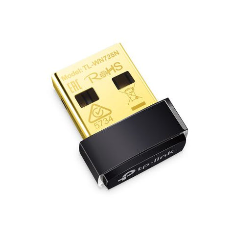 Adaptateur Wifi USB TP-Link pour PC Adaptateur réseau sans fil N150 pour ordinateur de bureau (TL-WN725N)