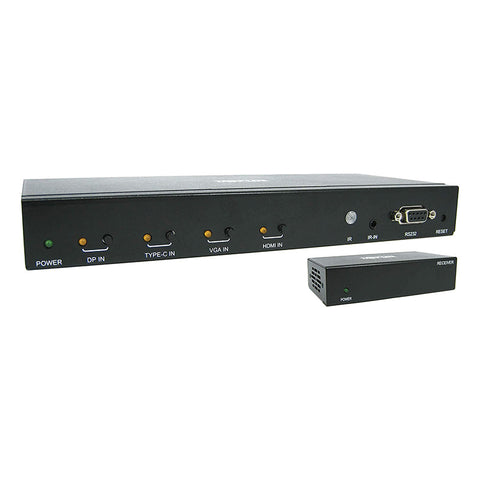 Commutateur de présentation multiformat Tripp Lite B320-4X1-MHE-K HDMI VGA 4K 4 ports