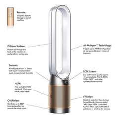 Dyson - Dyson TP09 Air Purifier - (White/ Gold)