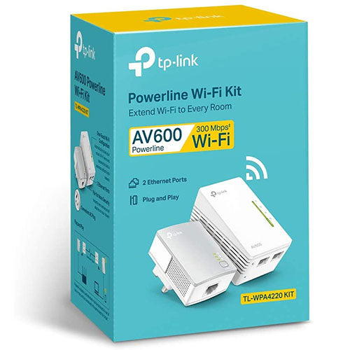 TP-Link AV600 Powerline WiFi Extender - (TL-WPA4220 KIT)