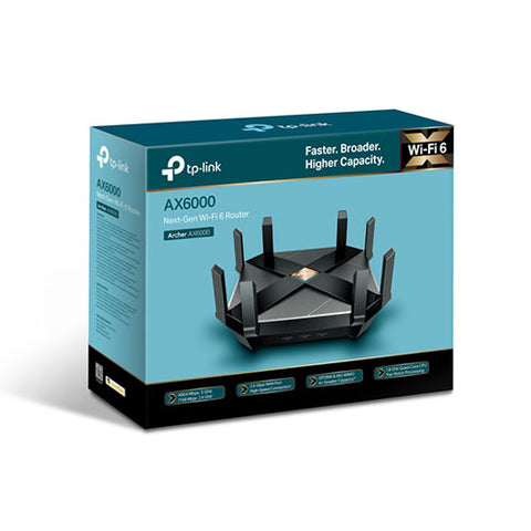 Routeur WiFi 6 TP-Link AX6000, routeur WiFi intelligent 8 flux (Archer AX6000) 